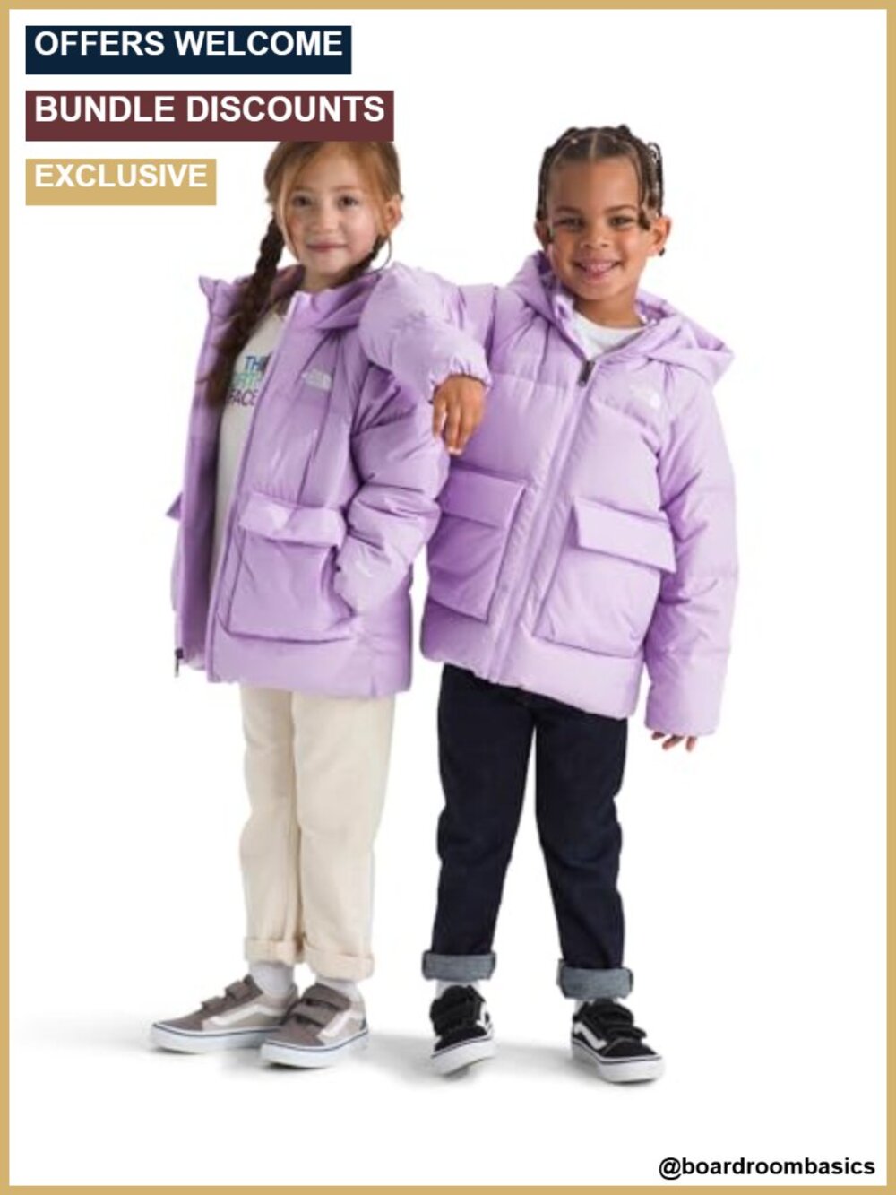 Unisex Baby Down Parka Fleece-Lined Hooded Winter Coat